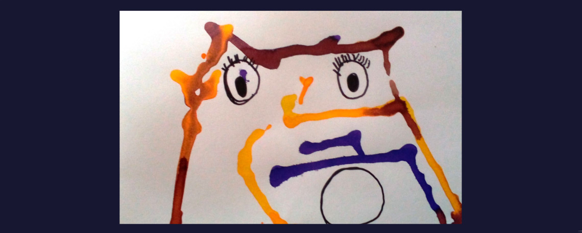 Tú manchas, yo dibujo. Imaginar a partir de manchas -Taller para hacer en casa - Palacio Quintanar