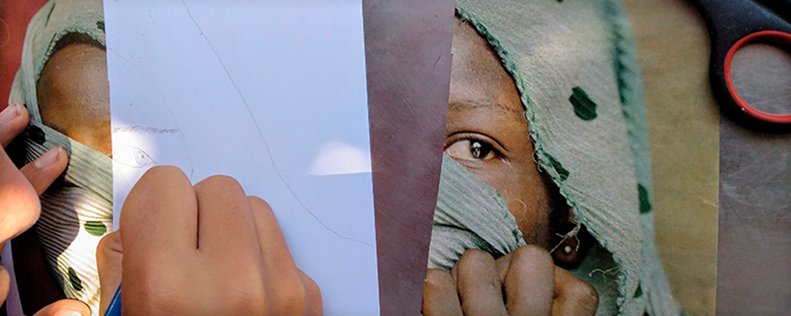 De cara. Dibujar retratos - Taller para hacer en casa - Palacio Quintanar