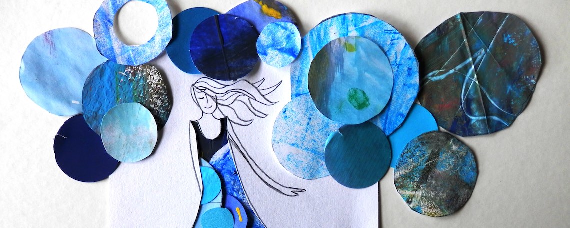 A TODO COLOR. Colorear con papel